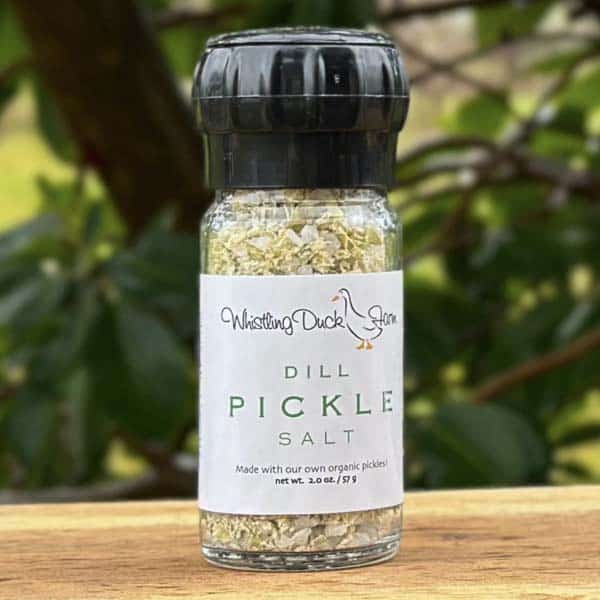 Whistling Duck Farm Dill Pickle Salt w/ Grinder Top - 2 oz 1