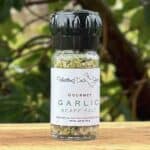 Whistling Duck Farm Certified Organic - Garlic Scape Salt w/ Grinder Top - 2.25 oz 2