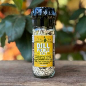 Whistling Duck Farm Dill Pickle Salt w/ Grinder Top - 2 oz