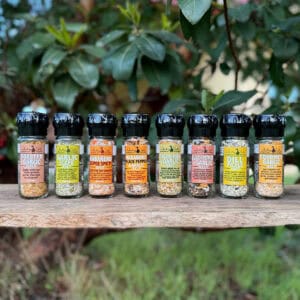 Whistling Duck Farm Gourmet Salt Grinder Gift Set - 8 Pack
